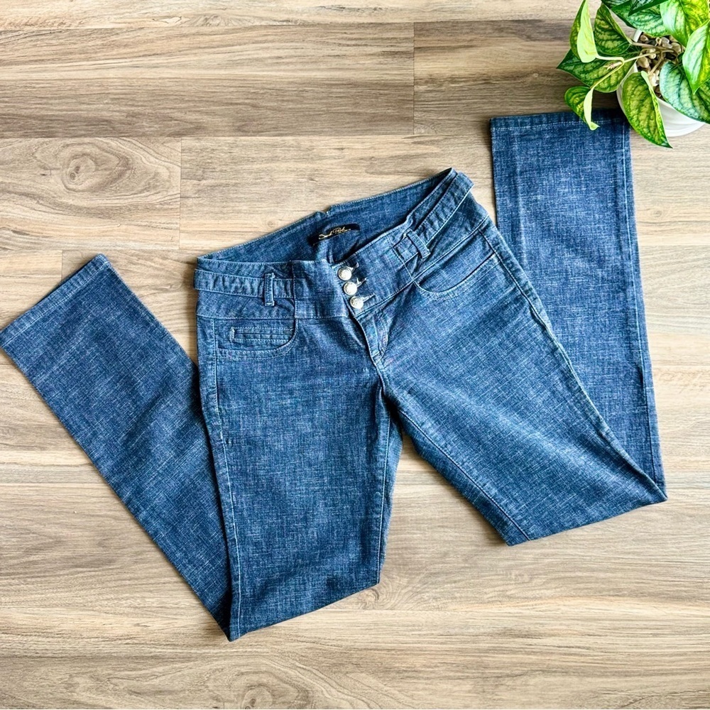 Sneak Peek Vintage Low Rise Straight Leg Jeans – Size 9‎